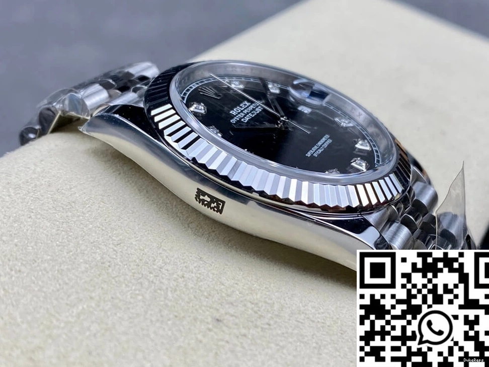 Clean M126334-0012 Dial Black Datejust Rolex Factory 1026